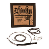 Burly Brand Cntrl Kit 15 Bagger Ss Apehanger Cable/Line Kits Burly Brand
