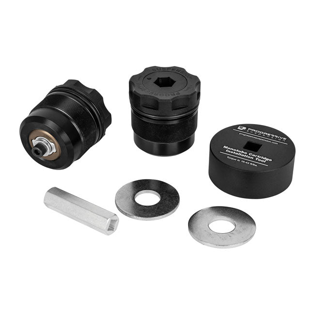 Progressive Suspension Fork Preload Adjusters 49mm Fork Tube Caps Progressive Suspension
