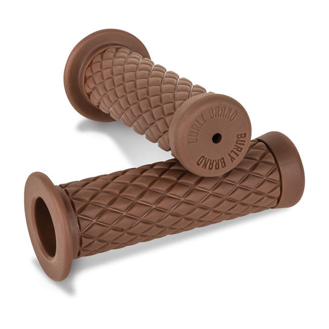 Burly, Diamondback handlebar grip set 1". Brown Grips Burly Brand