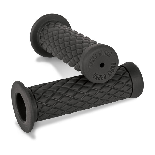 1" (25.4mm) Handlebars Diamondback Grips, Black Grips Burly Brand
