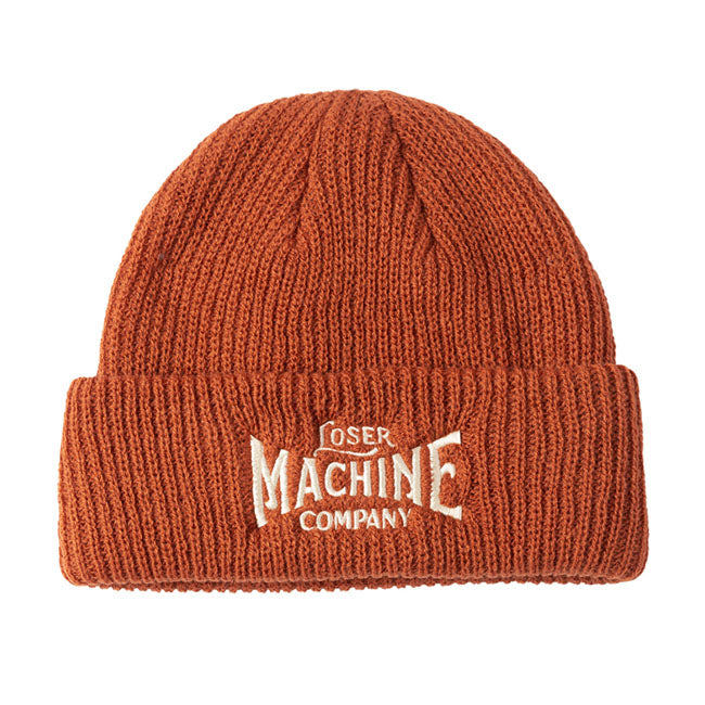 Loser Machine Og Beanie Rust Beanie Loser Machine Company