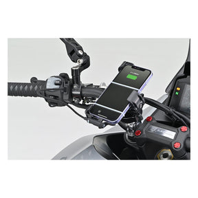 Daytona, slim mount USB Type-C charge port. Black Power Sources 12 Volt Daytona