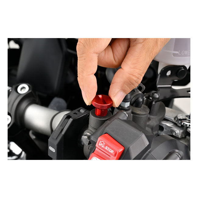 Daytona Mirror Plug Bolt Red Left Mirrors Misc Daytona