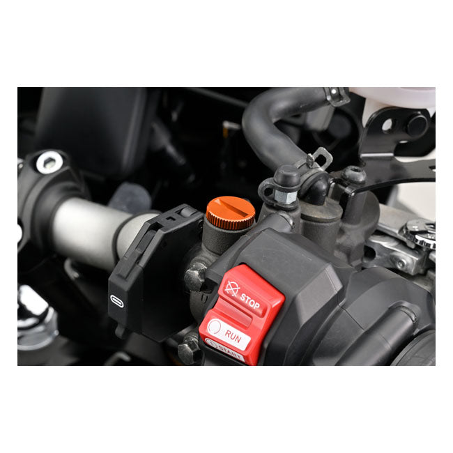 Daytona, mirror hole plug. Orange. LHT Mirrors Misc Daytona
