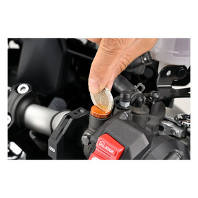 Daytona, mirror hole plug. Orange. LHT Mirrors Misc Daytona