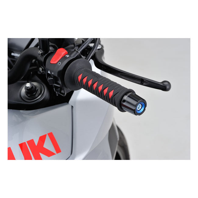 Daytona, Compass handlebar end. Blue Handlebar Misc Daytona