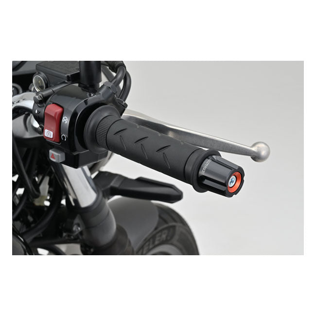 Daytona, Compass handlebar end. Orange Handlebar Misc Daytona