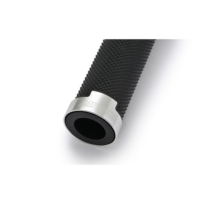 Daytona, Base grip set. Black / Silver Grips Daytona