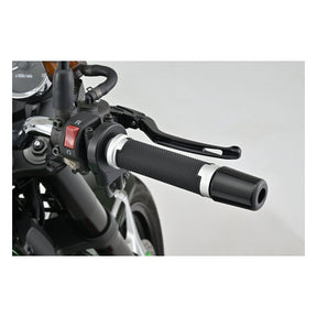 Daytona, Base grip set. Black / Silver Grips Daytona
