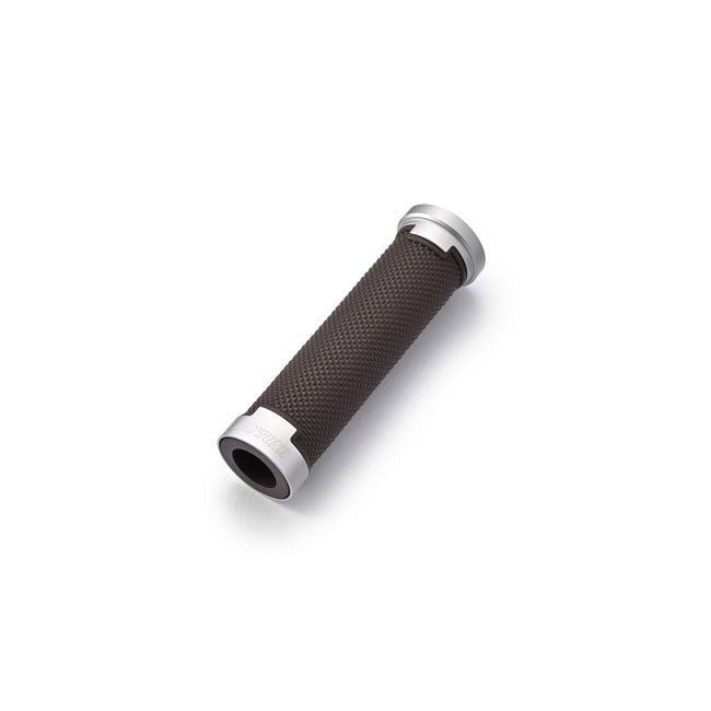 Daytona, Base grip set. Brown / Silver Grips Daytona