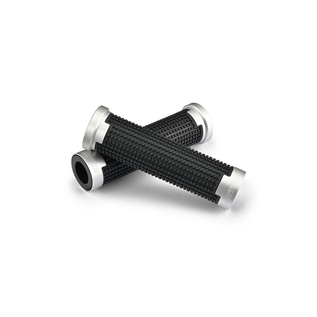 Daytona, Cross grip set. Black/silver Grips Daytona