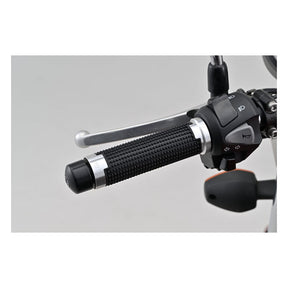 Daytona, Cross grip set. Black/silver Grips Daytona