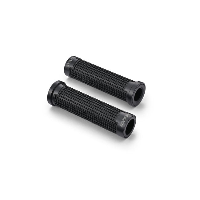 Daytona, Cross grip set. Black/silver Grips Daytona