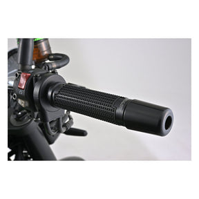 Daytona, Cross grip set. Black/silver Grips Daytona