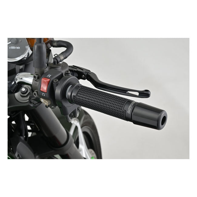 Daytona, Cross grip set. Black/silver Grips Daytona