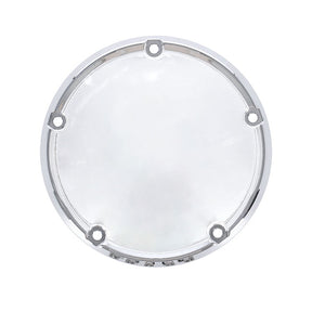 Derby Cover, Smooth Domed. Chrome Derby Cover Mcs