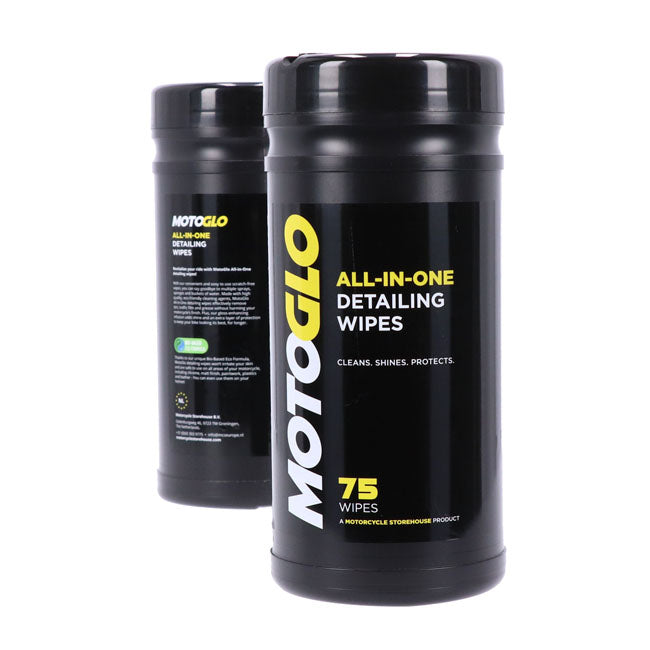Moto Glo, Detailing Wipes Dispenser Bike Cleaners And Polishing Moto Glo