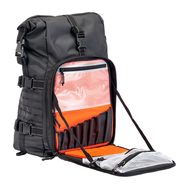 Biltwell, EXFIL-80 2.0 bag. Black Touring Luggage Biltwell