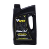 Vspec, 20 W50 (Mineral) Motor Oil. 4 Liter Bottle Oils Vspec