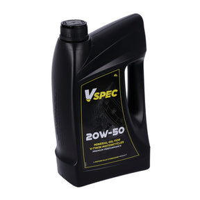 Vspec, 20 W50 (Mineral) Motor Oil. 4 Liter Bottle Oils Vspec