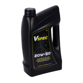 Vspec 20W50 Full Synthetic Motor Oil - 4 Liters Oils Vspec