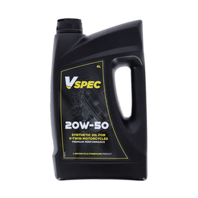 Vspec 20W50 Full Synthetic Motor Oil - 4 Liters Oils Vspec