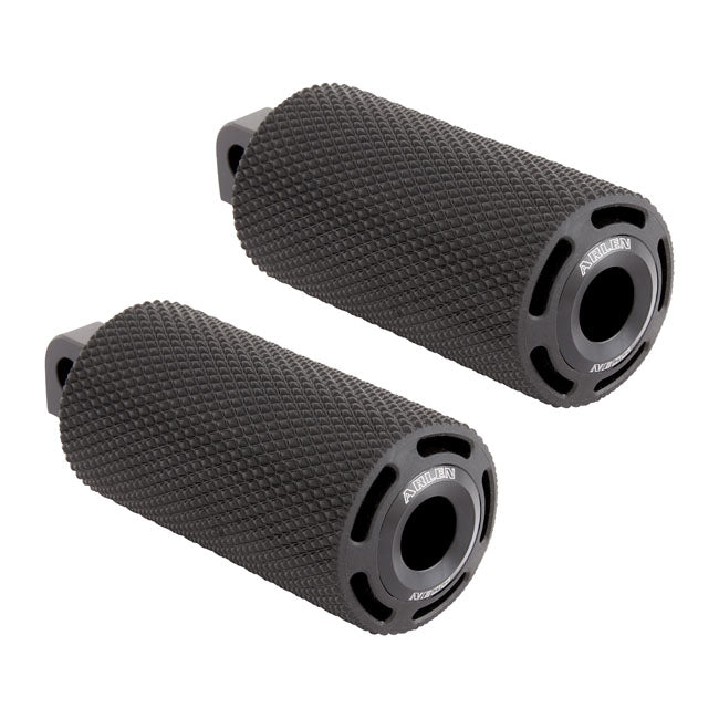 Arlen Ness, Cush footpegs. Black Footpegs Arlen Ness