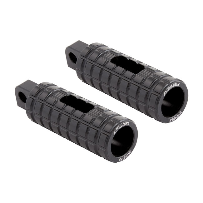 Arlen Ness Footpegs Speed Liner Black Footpegs Arlen Ness