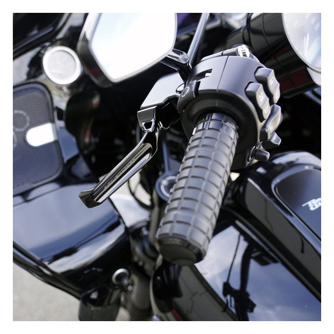 Method® Hand Levers, Black - 18+ Softail Handlebar Lever Sets Arlen Ness
