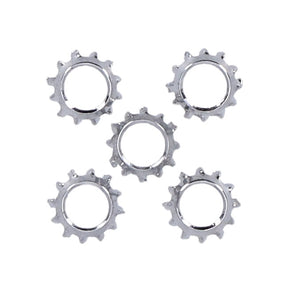 Chrome Ext. Countersunk Lockwasher, #10