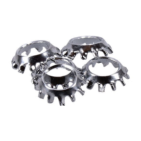 Chrome Ext. Countersunk Lockwasher, #10