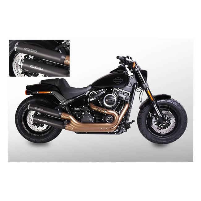 *2 Weeks Extra Transit Time* Miller, Independence Slip On Mufflers. Euro 4. Matte Black Exhaust Slip-Ons And Mufflers Miller Exhaust