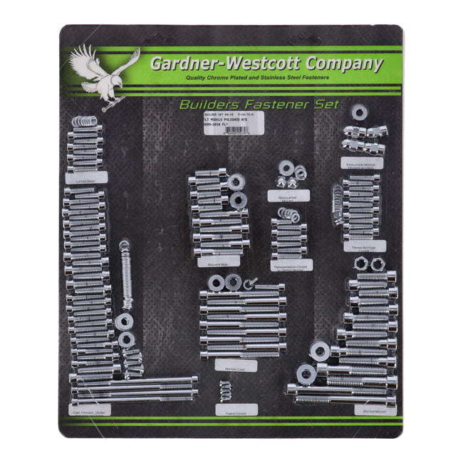 Builders Fastener Set. Polished Chrome Allen Builders Fastener Sets Gardner Westcott