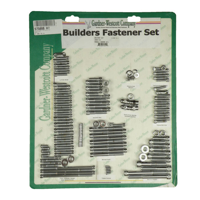 Builders Fasteners Set. Chrome Allen Builders Fastener Sets Gardner Westcott