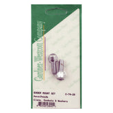 Gardner Westcott, Exhaust Mount Kit. Chrome Allen Exhaust Mount Parts Gardner Westcott