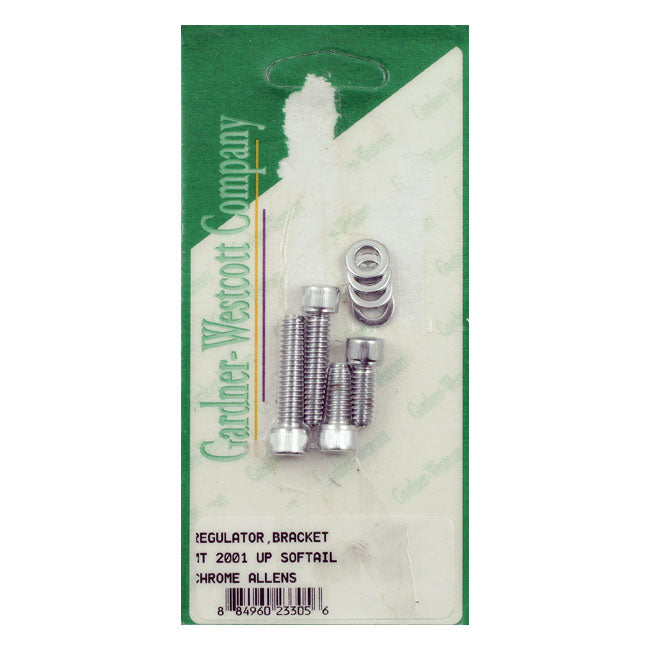 Gw, Voltage Regulator/Rectifier Mount Kit. Chrome Allen Regulator Mount Kits Gardner Westcott