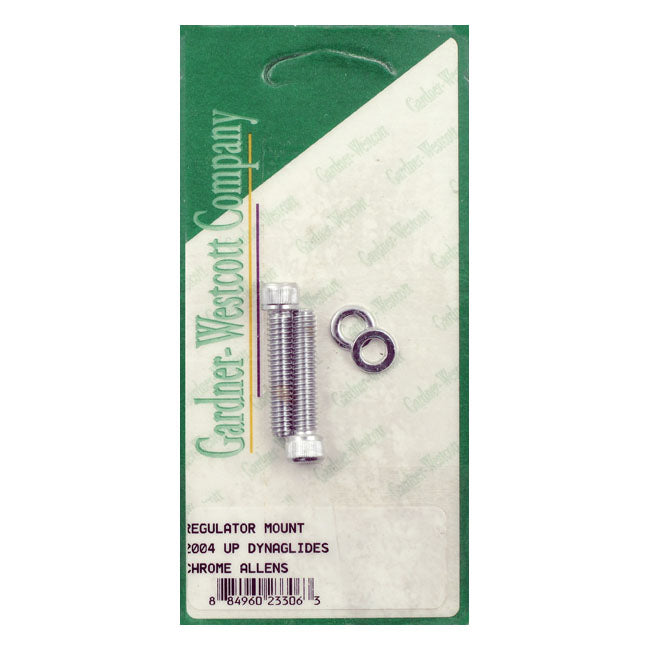 Gw, Voltage Regulator/Rectifier Mount Kit. Chrome Allen Regulator Mount Kits Gardner Westcott