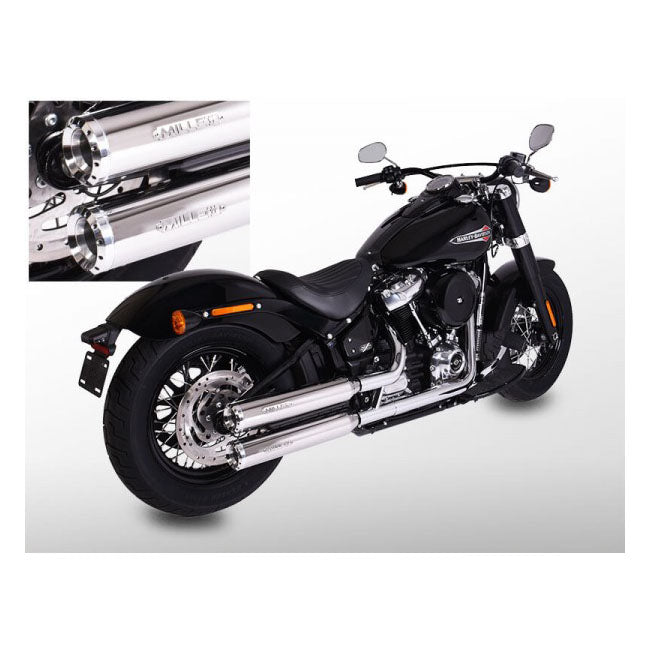 *2 Weeks Extra Transit Time* Miller, Destiny Slip On Mufflers. Euro 5. Polished Exhaust Slip-Ons And Mufflers Miller Exhaust