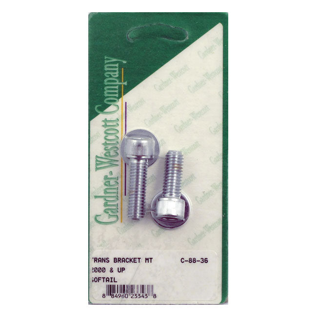 Gw, Bracket To Transmission Housing Bolt Kit. Chrome Transmission Mount Kits Gardner Westcott