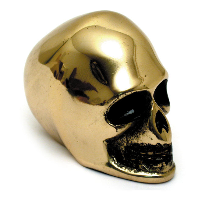 Shift Lever Knob. Polished Brass Skull Shift Lever Knobs Mcs