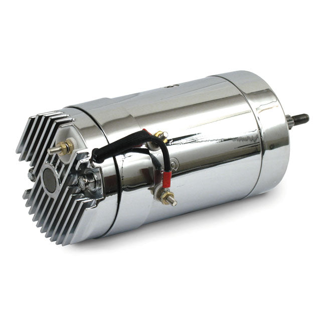 Solid State 12 V Voltage Finned Regulator. Chrome Regulators Mcs