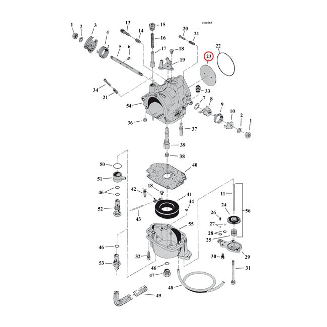 S&S, throttle plate, B/E carbs Carbs S&S Repl Parts S&S Cycle