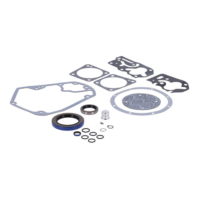 S&S, lower end gasket & seal kit. 4-1/8" V-series engines Gasket Sets Lower End S&S Cycle