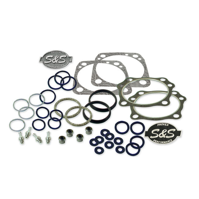 S&S, top end gasket kit. 4-1/8" bore Gasket Sets Top End S&S Cycle