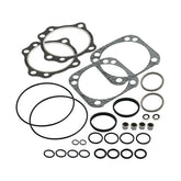 Handlebar Grip Set, ''Rail'' With Black Rubber Inlay Gasket Sets Top End S&S Cycle