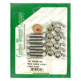 Gw, Rocker Box Top Bolt Kit. Allen, Polished Chrome Rocker Box Bolt Kits Gardner Westcott