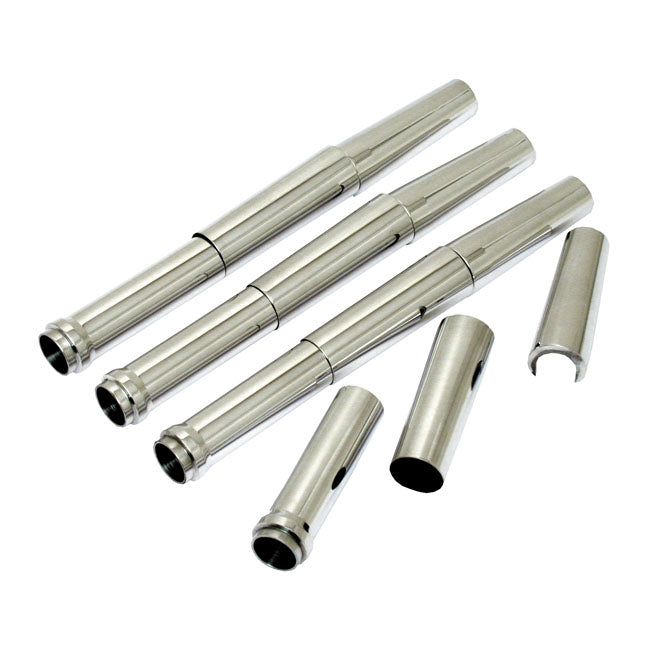 JIMS, billet ''A Cut Above'' aluminum pushrod cover kit. Pol. Pushrod Covers Jims