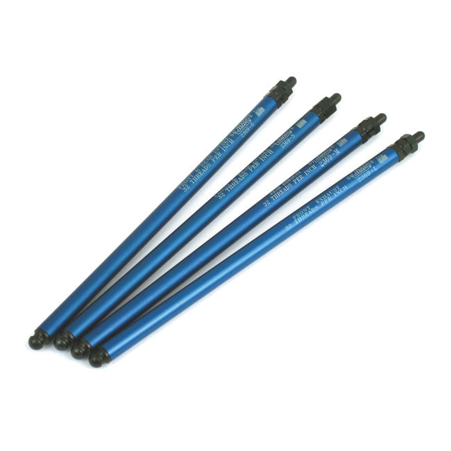 JIMS, Shovelhead ''Slim JIMS'' aluminum adj. pushrod set Tappets Pushrod Kits Jims