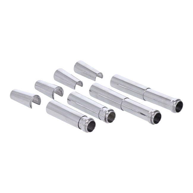 JIMS, billet ''A Cut Above'' aluminum pushrod cover kit. Pol. Pushrod Covers Jims