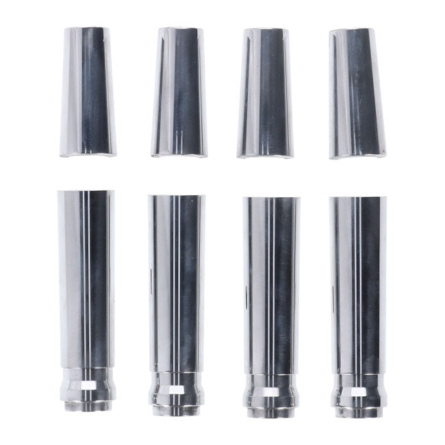 JIMS, billet ''A Cut Above'' aluminum pushrod cover kit. Pol. Pushrod Covers Jims